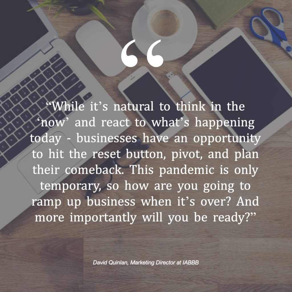 david quinlan quote on small businesses