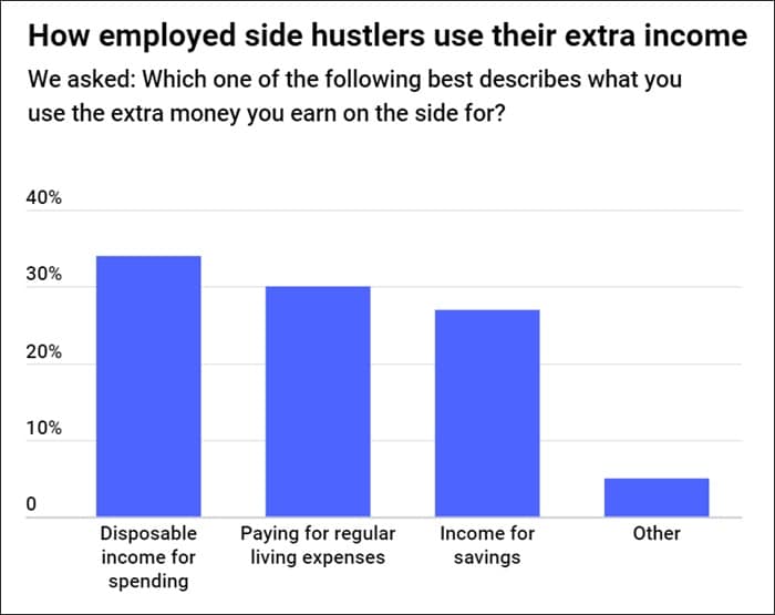 Side hustle use income